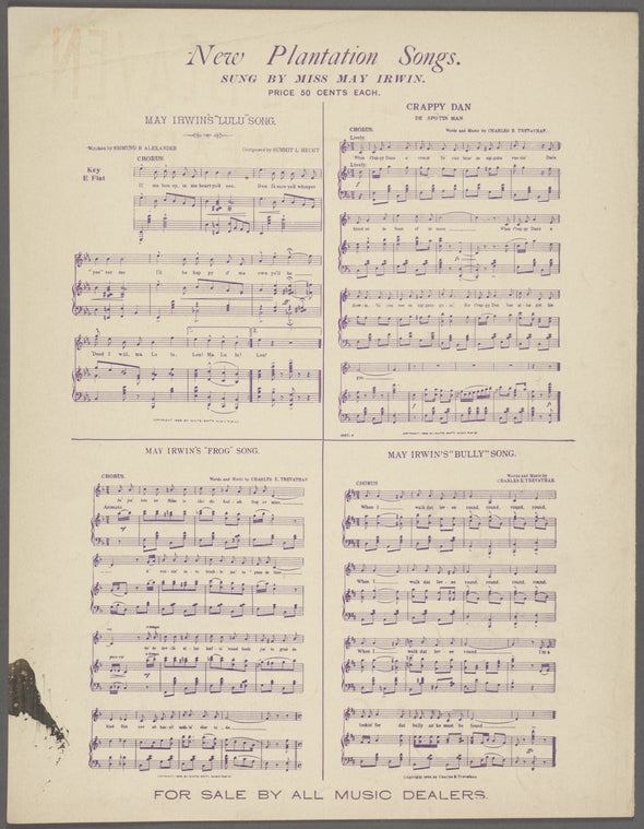 May Irwin's "Lulu" song