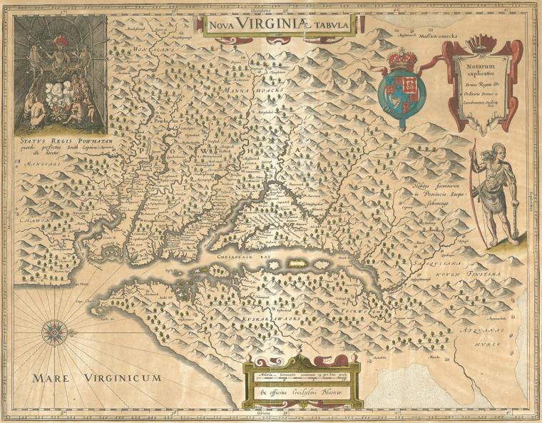 Nova Virginiae tabvla