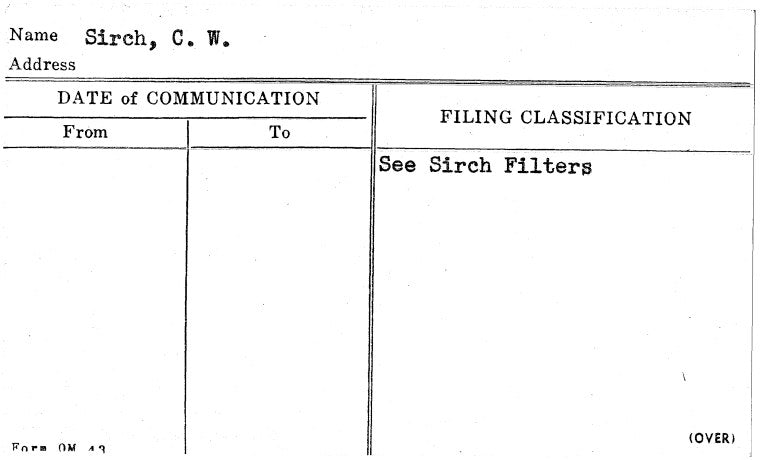 Sirch, C.W.