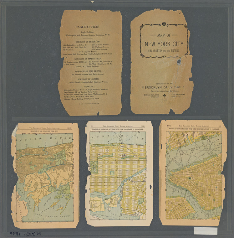 Map of New York City (Manhattan and the Bronx)
