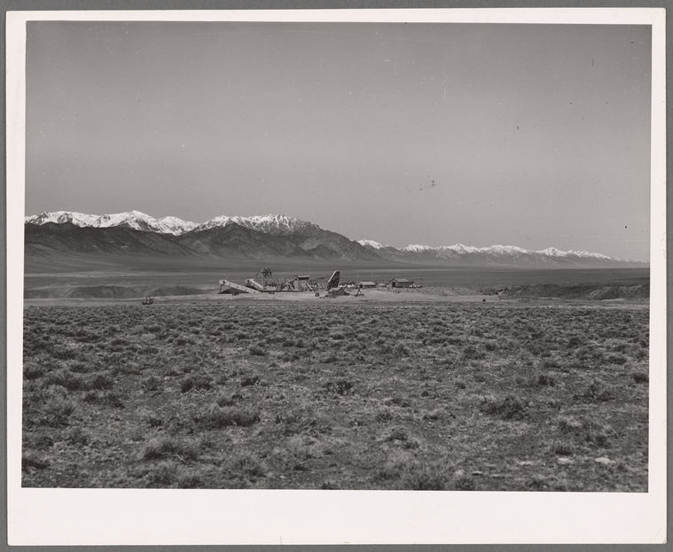 Gold dredge. Nye County, Nevada