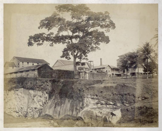 Entrance to prison; H.M.P.S.; Mazaruni.
