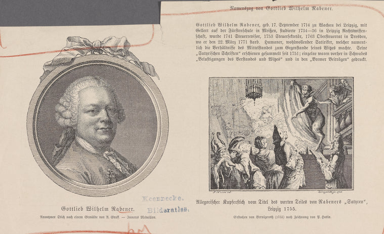 Gottlieb Wilhelm Rabener.
