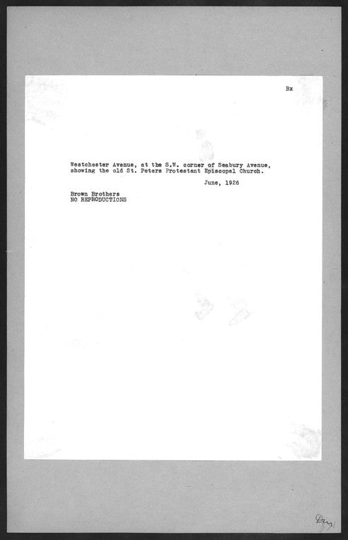 Bronx: Westchester Avenue - Seabury Avenue