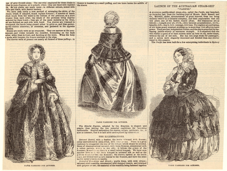 Paris fashions for October