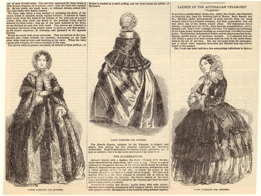 Paris fashions for October