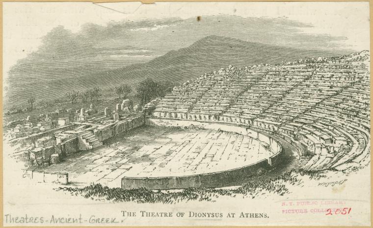 The theatre of Dionysus at Athens