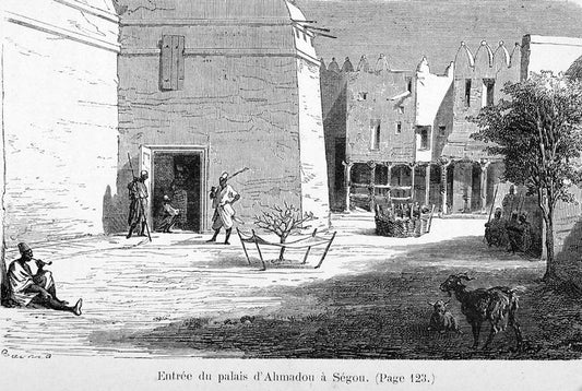 Entrée du palais d'Ahmadou à Ségou.