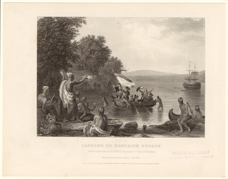 Landing of Hendrick Hudson