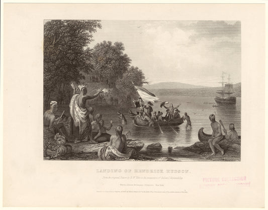 Landing of Hendrick Hudson