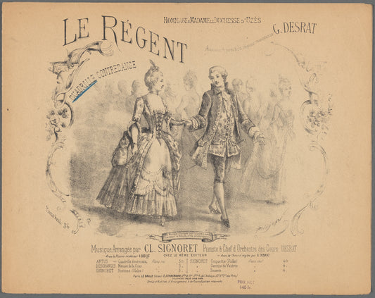 Le régent: quadrille contredanse