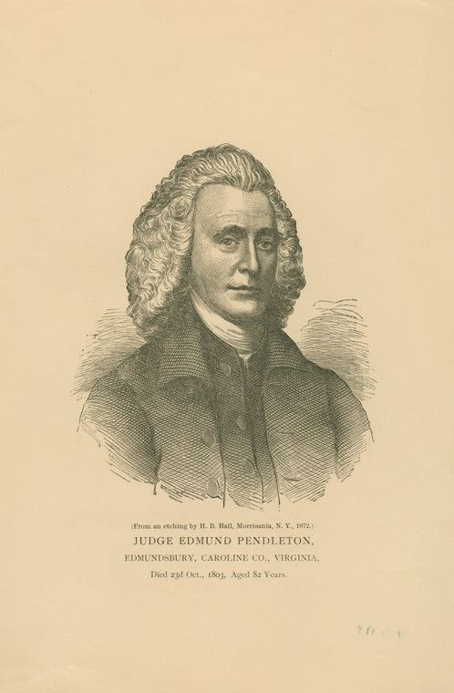 Judge Edmund Pendleton.