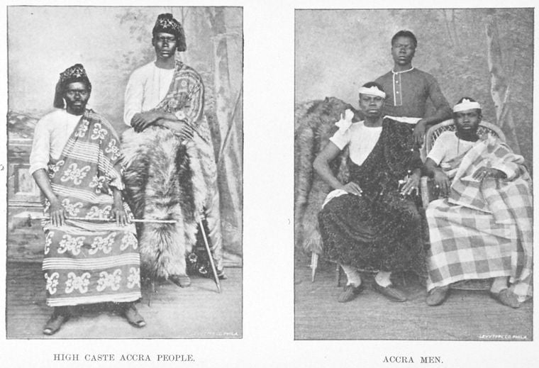 High Caste Accra People.  Accra Men