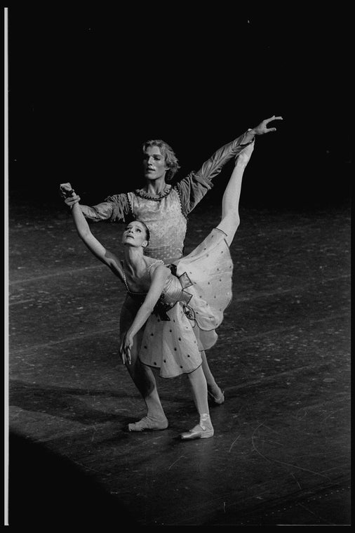 New York City Ballet production of "A Midsummer Night's Dream" with Suzanne Farrell and Peter Martins, choreography by George Balanchine (New York)