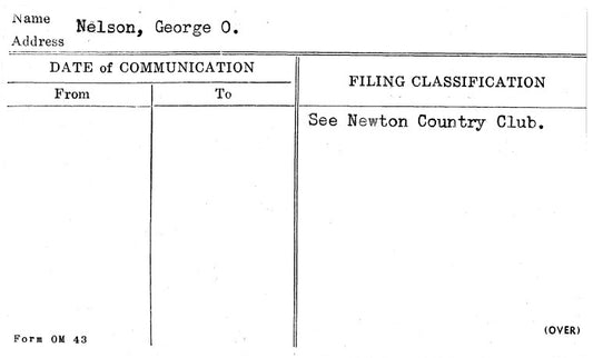 Nelson, George O.