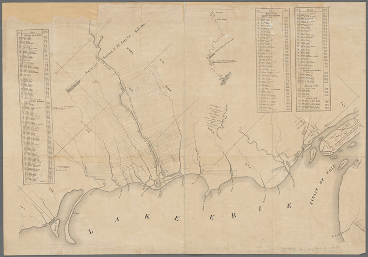 Map of part of Monroe County, Michigan