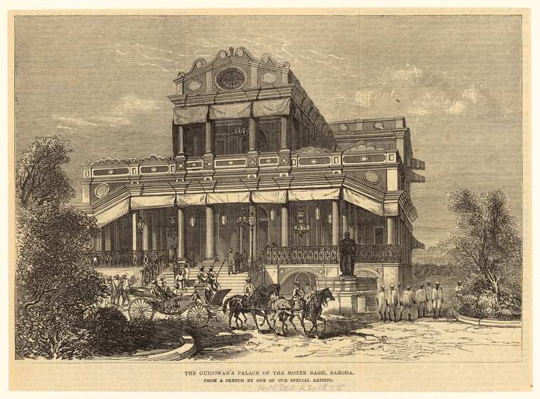 The Guicowar's Palace of the Motee Bagh, Baroda