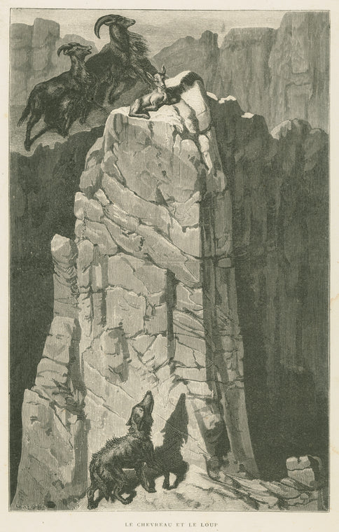 Le chevreau et le loup.