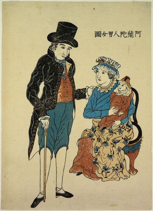Dutch man, woman and infant