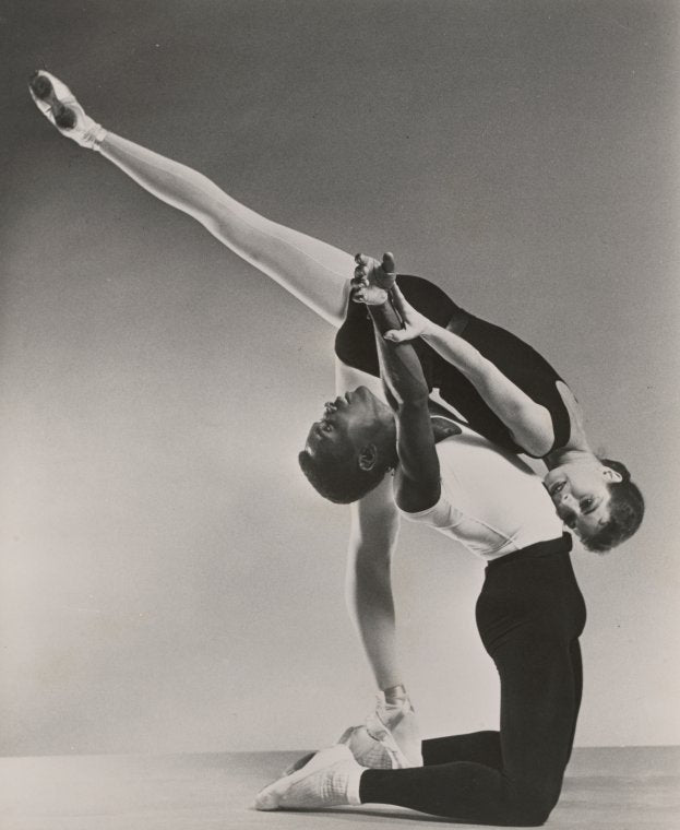 Arthur Mitchell and Diana Adams in "Agon"
