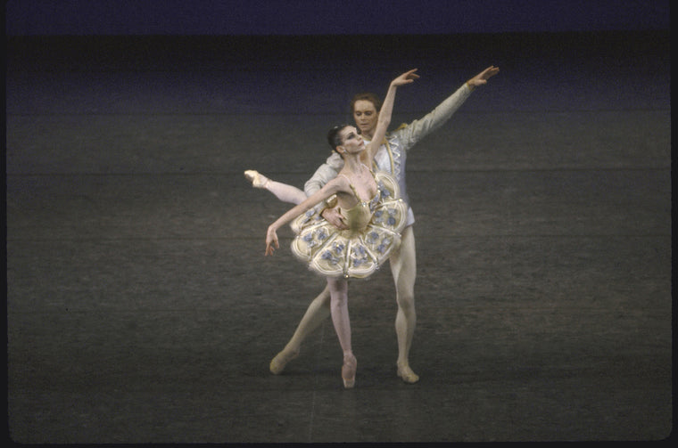 New York City Ballet production of "Divertimento No. 15" with Stephanie Saland and Adam Luders, choreography by George Balanchine (New York)