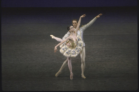 New York City Ballet production of "Divertimento No. 15" with Stephanie Saland and Adam Luders, choreography by George Balanchine (New York)