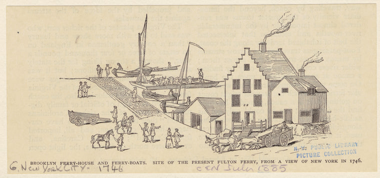 Brooklyn ferry-house and ferry-boats