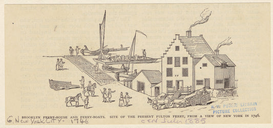 Brooklyn ferry-house and ferry-boats