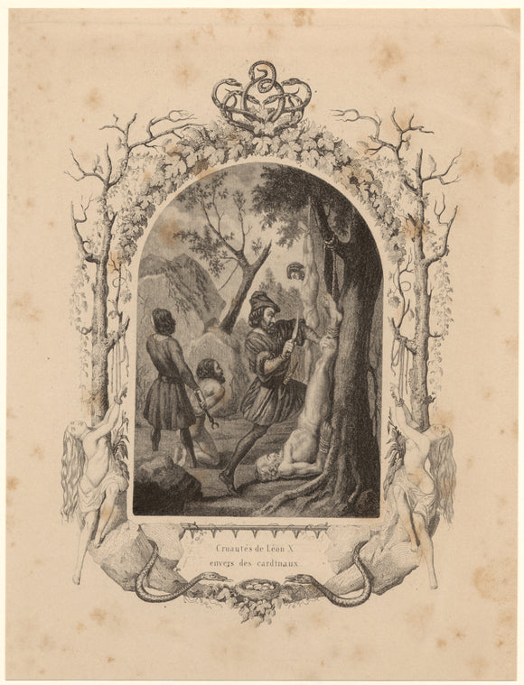 Cruautés de Léon X envers des cardinaux