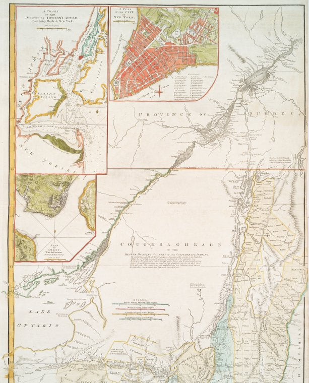 The provinces of New York, and New Jersey: with part of Pensilvania and the province of Quebec