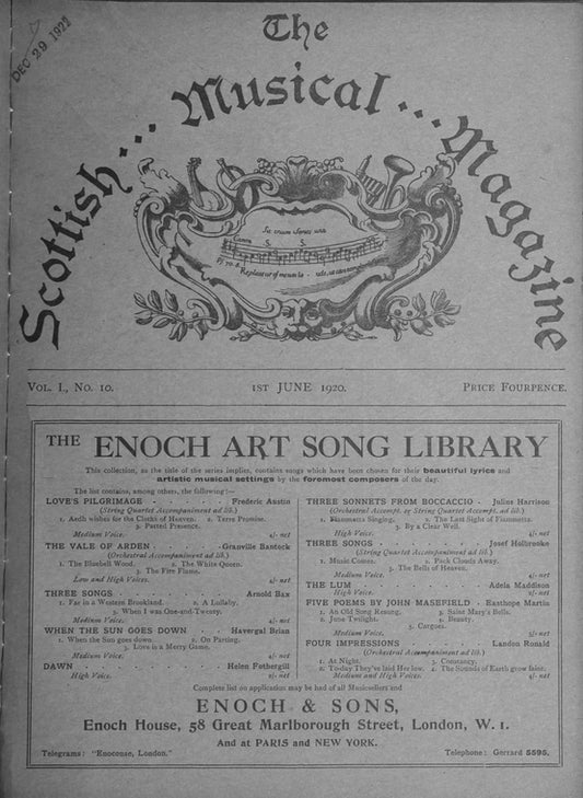 The Scottish musical magazine