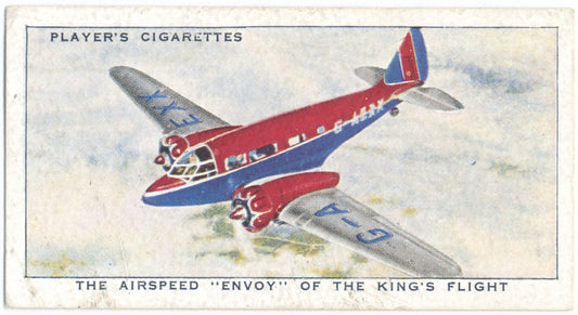The Airspeed ' Envoy' of the  King's Flight.