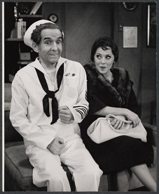 Pat Harrington Sr. and Sondra Lee in the stage production Sunday in New York