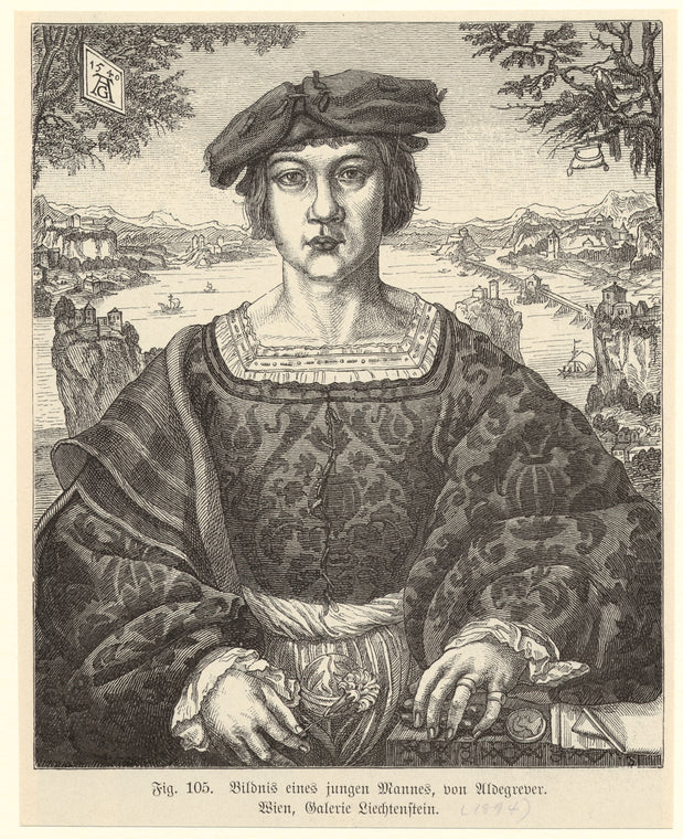 Bildnis eines jungen Mannes, von aldegrever