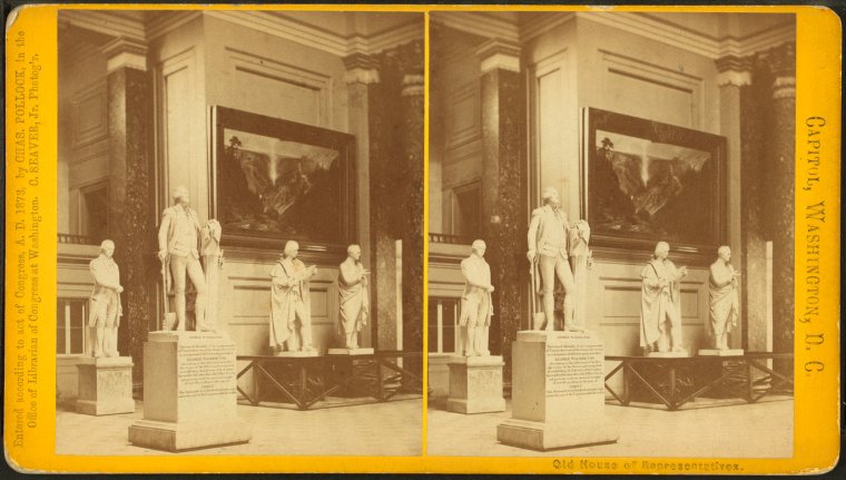 Old House of Representatives. Capitol, Washington, D.C.