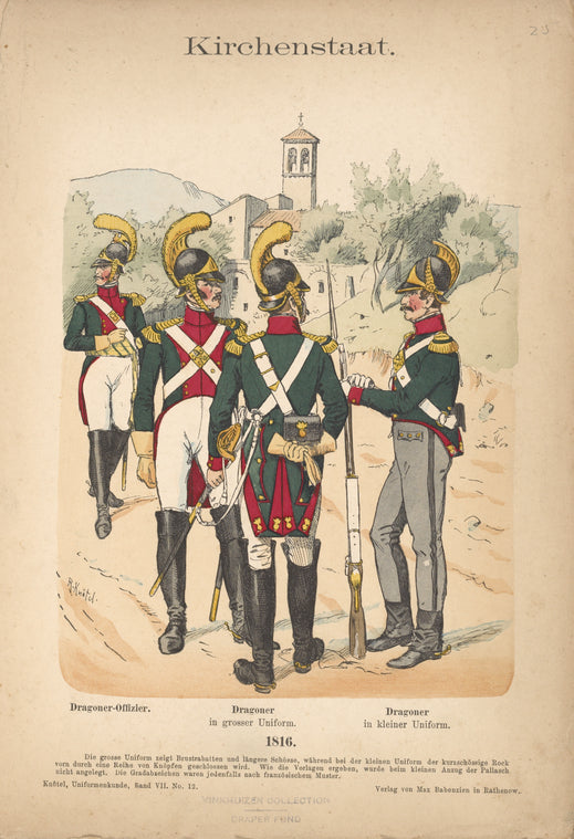 Italy. Papal States, 1820