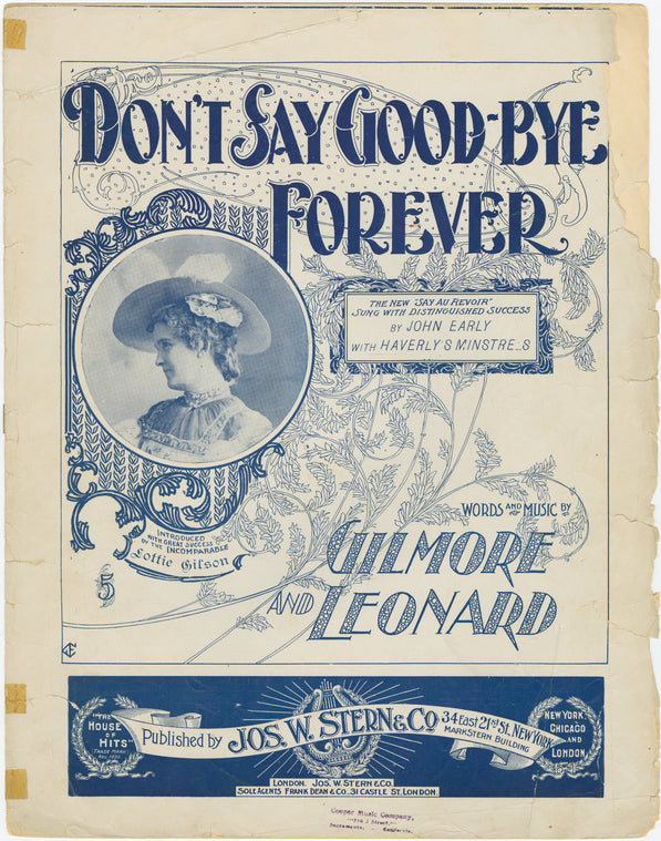 Don't say good-bye forever