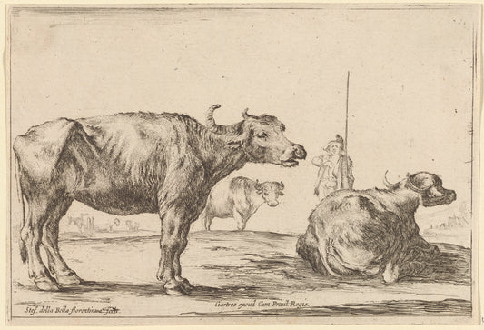 Le pâtre et les buffles