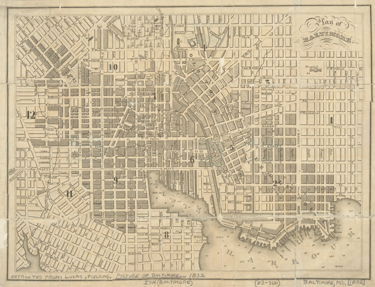 Plan of Baltimore.