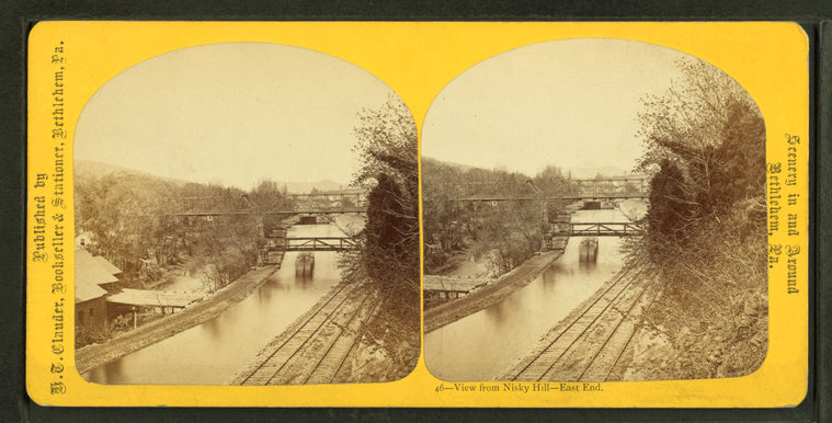 View from Nisky Hill, east end. [Bethlehem, Pa.]
