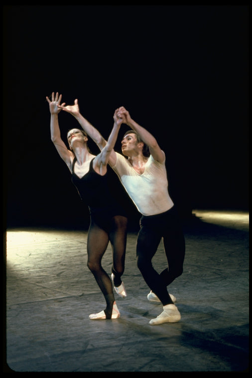 New York City Ballet production of "Violin Concerto" with Jean-Pierre Bonnefous and Karin von Aroldingen, choreography by George Balanchine (New York)
