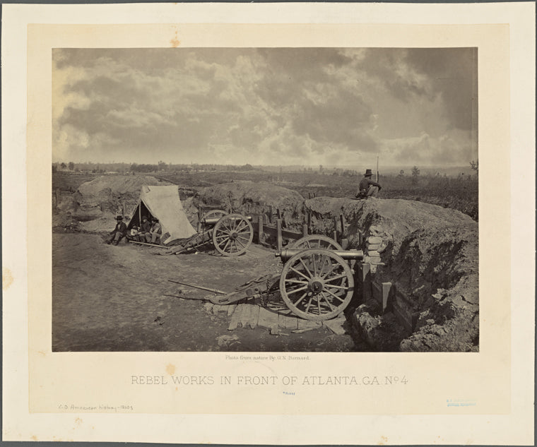 Rebel Works in front of Atlanta, G.A. No.4