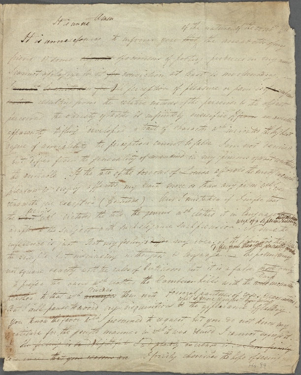 Autograph letter (draft) to Elizabeth Shelley, 25 May 1811