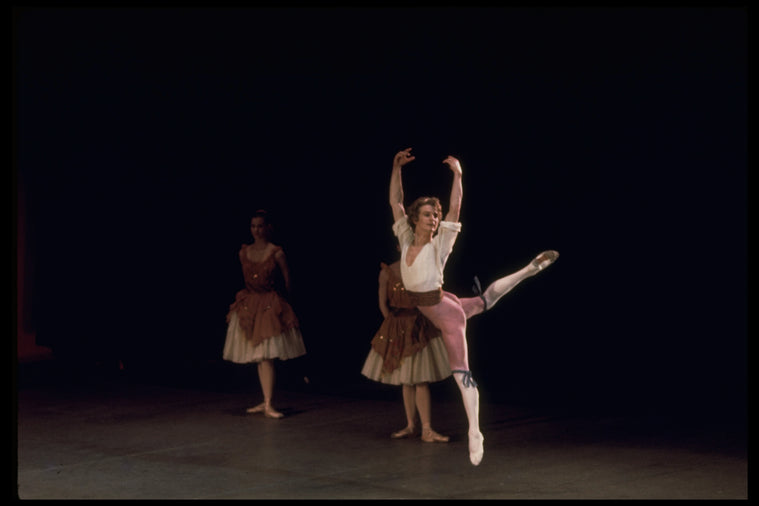 New York City Ballet production of "Bournonville Divertissements" with Bart Cook, choreography by George Balanchine (New York)