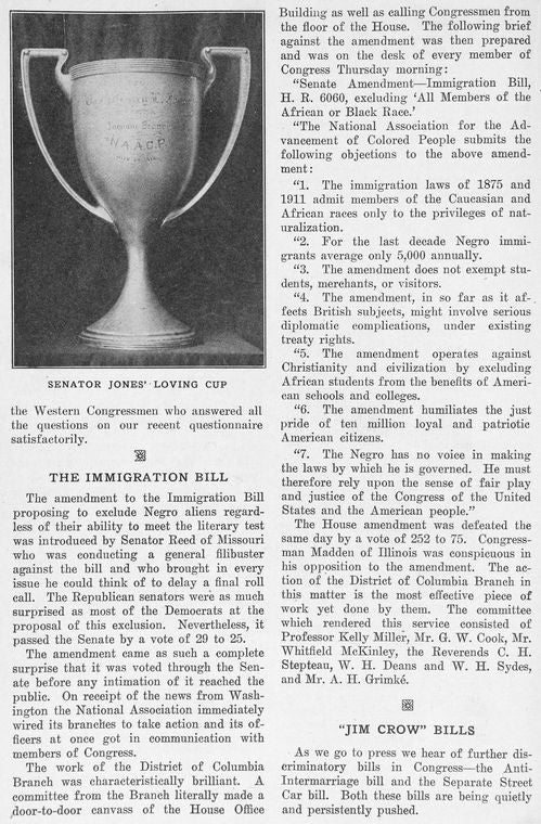 Senator Jones' loving cup