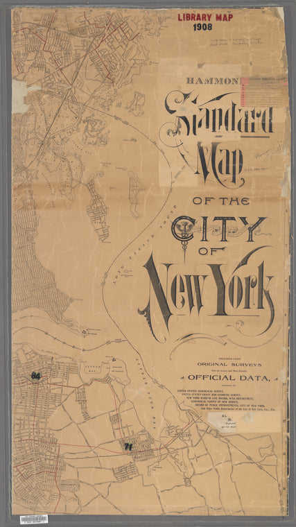 Library map 1908