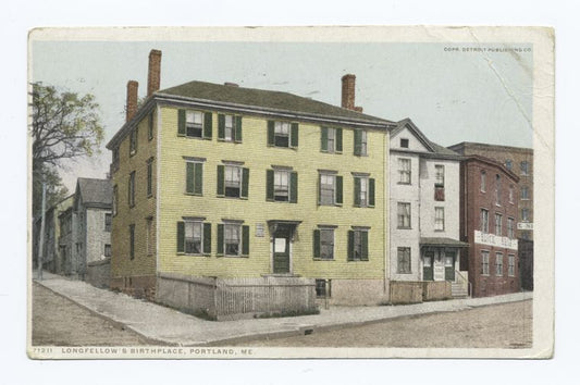 Longfellow's Birthplace, Portland, Me.