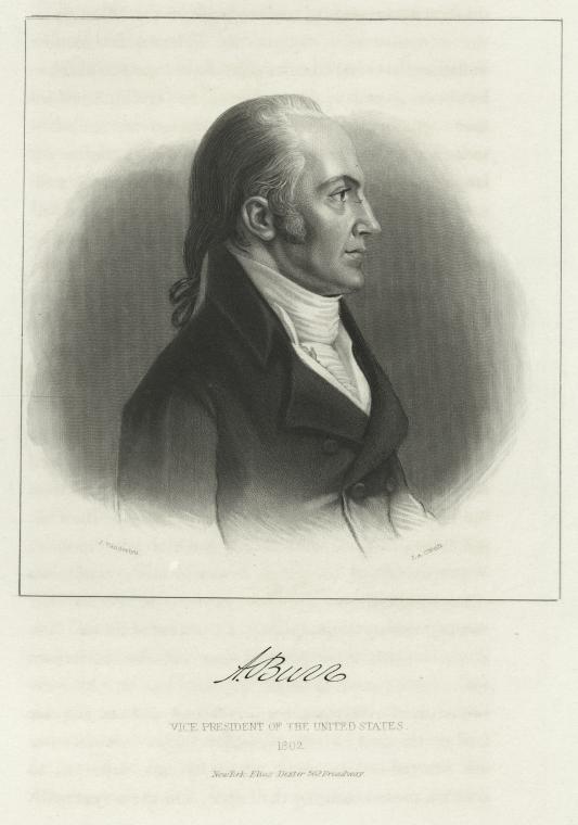 A. Burr, Vice President of the United States, 1802.