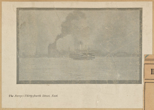 The Ferry-- Thirty-fourth Street, East