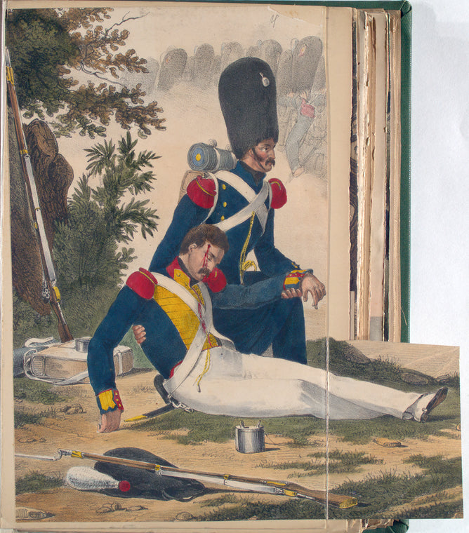 [A wounded soldier]